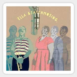 ella & satchmo Sticker